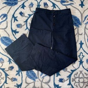 Everlane Wide Leg Button Fly Pant